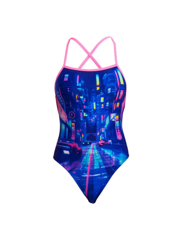 Funkita Cyber City Badeanzug in blau