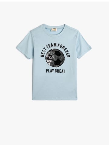 KOTON T-shirt in Blau