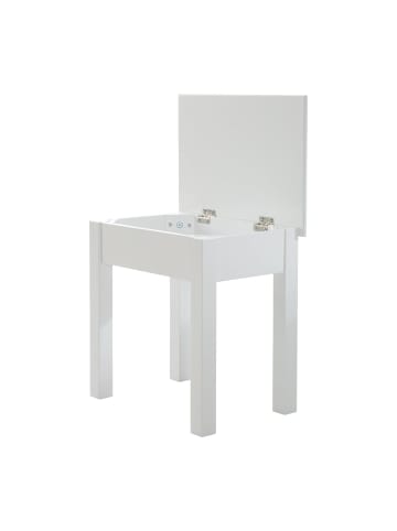 roba Kinder Schmink- & Frisiertisch mit Spiegel und Hocker, weiß