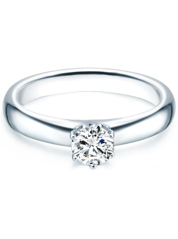 Trilani Ring aus Sterling Silber mit Zirkonia in silber