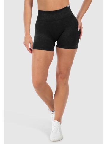 SMILODOX Shorts Kalea Seamless Scrunch in Acid Schwarz