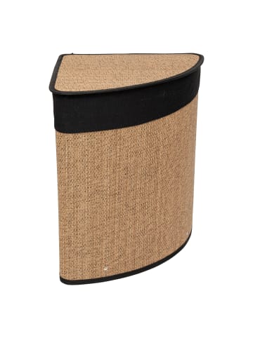 5five Simply Smart Eck-Wäschekorb in schwarz