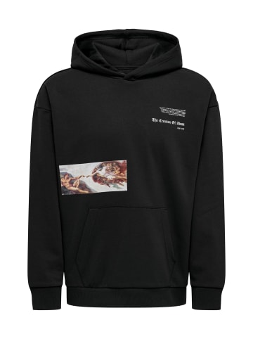 Only&Sons Hoodie 'Apoh Life' in schwarz