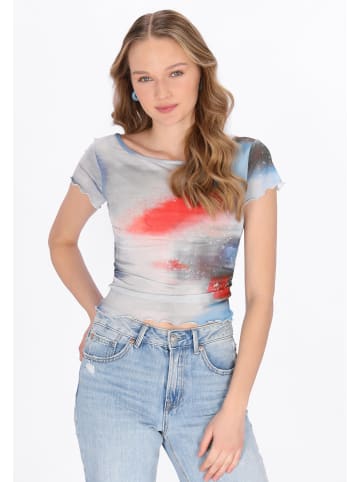 myMo Women Blouse in red multicolor