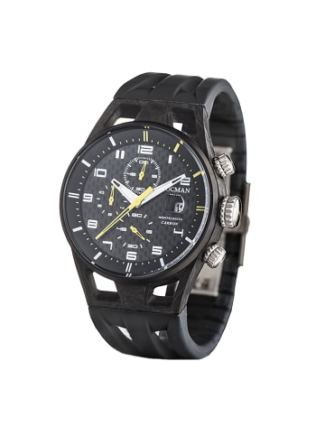 Locman Herrenuhr "Montecristo Carbon Ref. 0545" in Schwarz