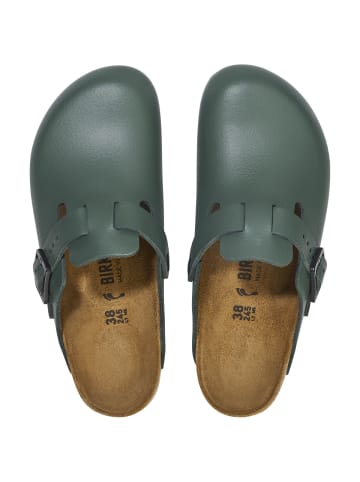 Birkenstock Freizeitschuhe Boston Pro in dunkelgrün in dunkelgrün