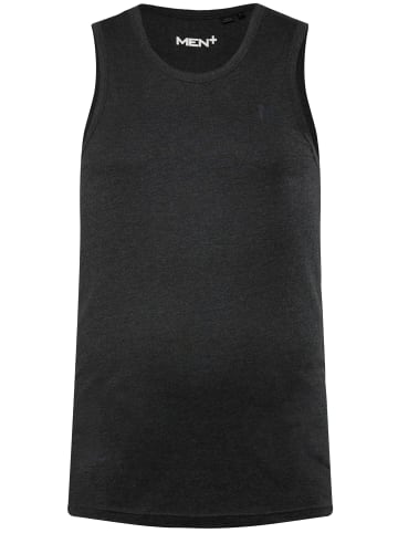 Men Plus Tank Top in schwarz