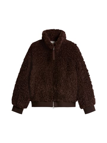 Marc O'Polo DENIM Teddy-Blouson regular in Espresso Brown