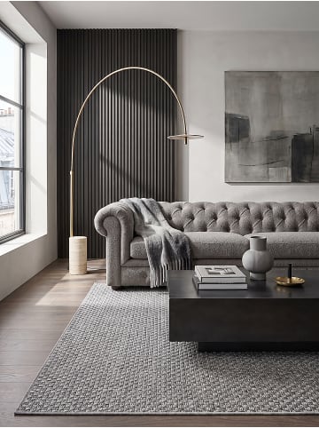 KADIMA DESIGN Flachwebteppich Polypropylen BROYE in Grau