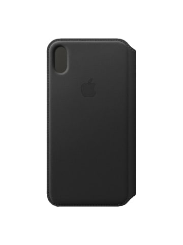 Apple Handyhülle Leder Folio Case für iPhone XS Max MRX22ZM/A in schwarz