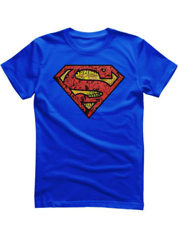 Superman T-Shirt "Superman Mash-Up Shield T-Shirt" in Blau
