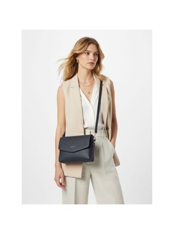Lazarotti Bologna Leather Crossbody Umhängetasche Leder 22 cm navy