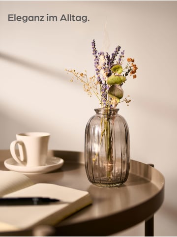 Praknu Kleine Glasvasen - 6er Set - Vintage Stil - Runde & Stabile