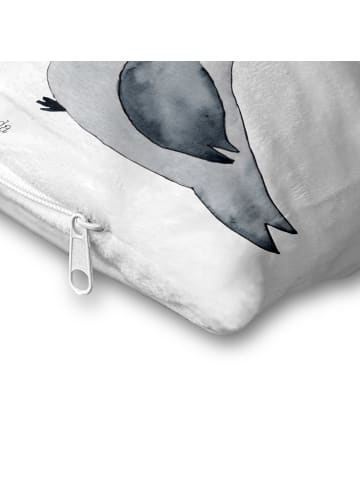 Mr. & Mrs. Panda Kissen Turteltauben Liebe ohne Spruch in Weiß