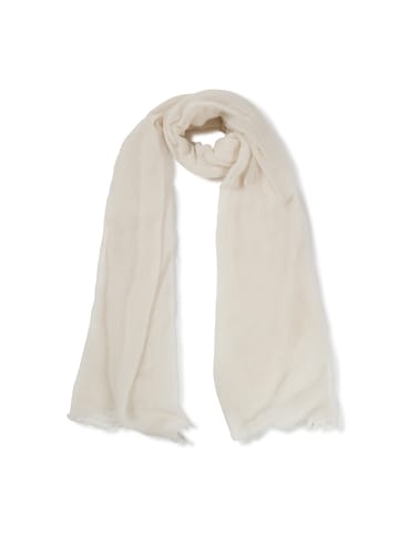 CASH-MERE.CH Bio Schal oversize in Elfenbein