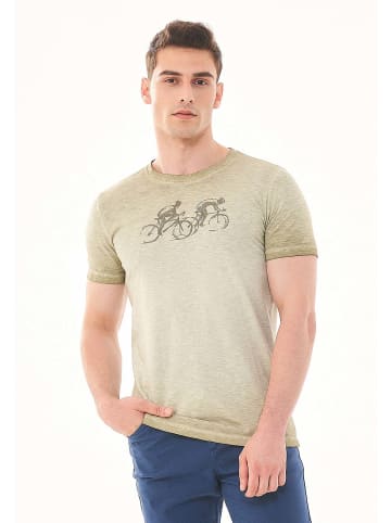 Organication T-Shirt "MOR13628" in Oliv