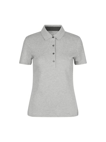 Seven Seas by ID Polo Shirt elegant in Alt-Grau meliert