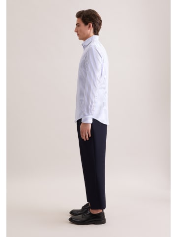 Seidensticker Business Hemd Shaped in Mittelblau