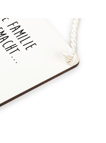 Mr. & Mrs. Panda Wandbild Holz Avocado Pärchen mit Spruch in Weiß