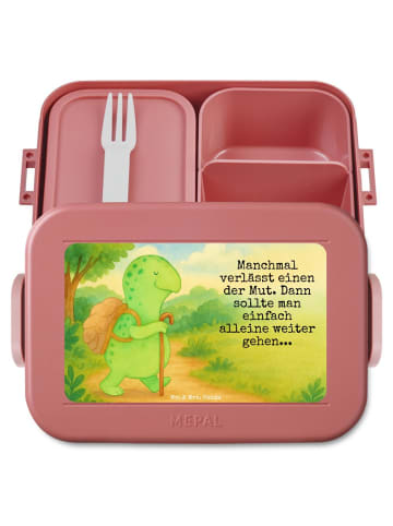 Mr. & Mrs. Panda MEPAL Bentobox Schildkröte Wanderer Design mit ... in Rot Pastell