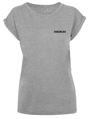 F4NT4STIC T-Shirt Bodenlos in grau meliert