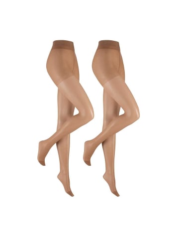 Hudson Feinstrumpfhose Simply 20 To Go 2-Pack hochelastisch in Make-up