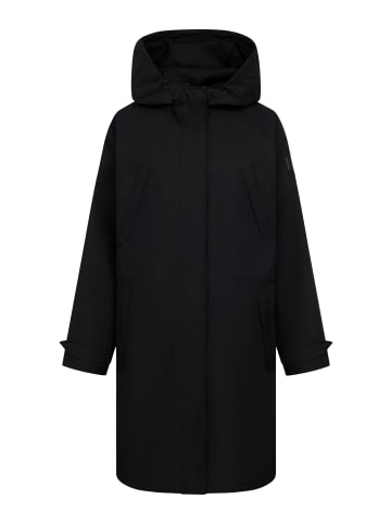 Derbe Regenmantel Deutby in jet black | jet black