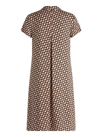 Betty Barclay Sommerkleid kurzarm in Dark Blue/Brown