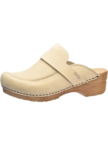 Sanita Comfortwear Clog "Original-Knaus Open" in Braun