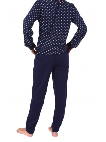 NORMANN Pflegeoverall langarm Reissverschluss - 15993 in navy