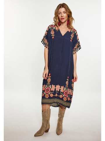 usha FESTIVAL Damen Kleid in Marine Mehrfarbig