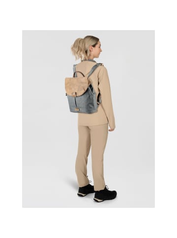 Zwei Olli City Rucksack 31 cm stone