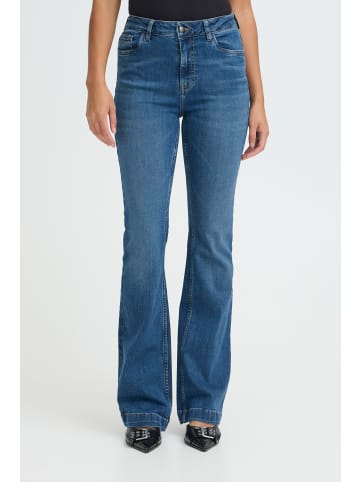 Pulz Jeans PZBECCA Boot Cut in Medium Blue Denim