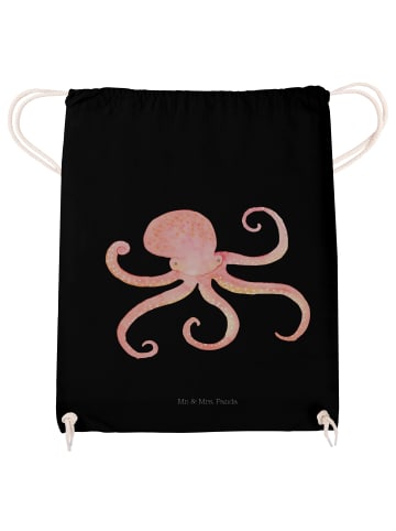 Mr. & Mrs. Panda Beutel Tintenfisch ohne Spruch in Schwarz
