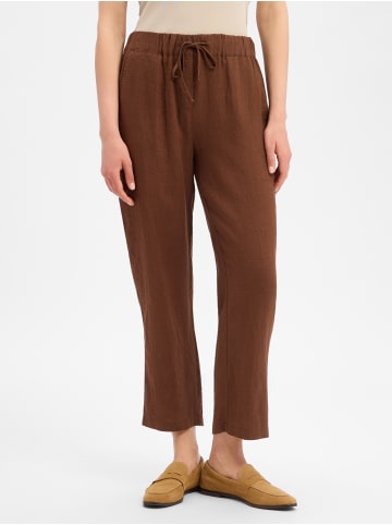 Marie Lund Leinenhose in nougat
