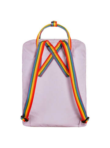 FJÄLLRÄVEN Kånken Rainbow - Rucksack 38 cm (cobalt blue) in pastel lavender-rainbow