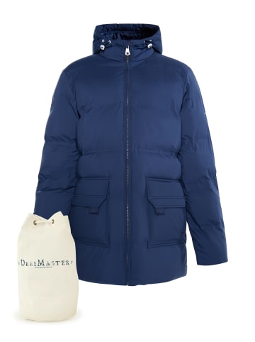 DreiMaster Maritim Parka + Shopping Bag - Set in Marine