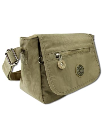 Bag Street Umhängetasche Nylon stone, braun, grau ca. 22cm