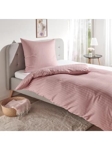 Traumschlaf Bettwäsche Stripe in rosa