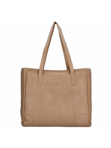 Bugatti Elsa - Shopper Leder 42 cm (black) in sand