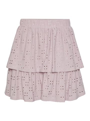 Pieces Minirock in Dawn Pink