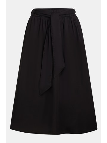 PENN&INK N.Y MIDI-Faltenrock in Black