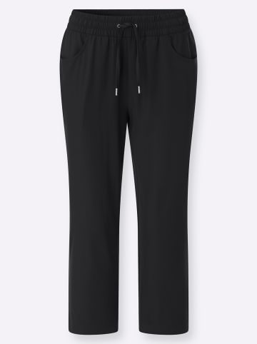 Sieh an! 7/8-Freizeithose in schwarz