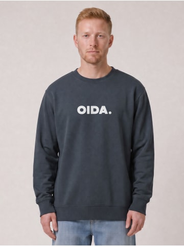 wat? Apparel Sweatshirt Oida in India Ink Grey