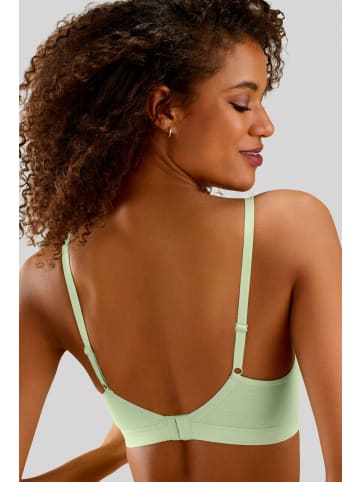 PETITE FLEUR Bralette-BH in 2xweiß+1xmint