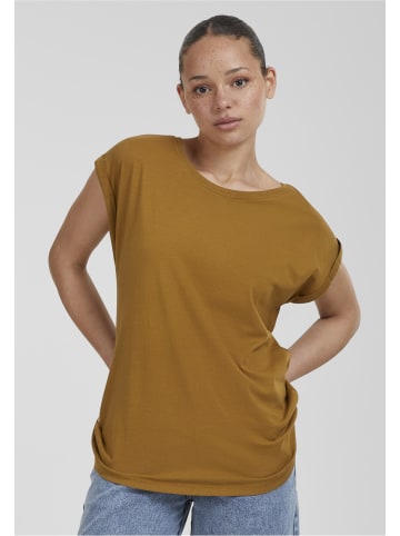 Urban Classics Urban Classics Damen Ladies Extended Shoulder Tee in nut