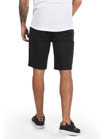 !SOLID Chinoshorts SDLomego 21103964ME kurze Hose mit knöpfbaren Gesäßtaschen in Schwarz