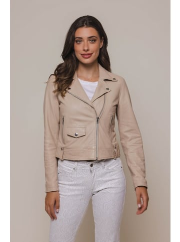 RINO&PELLE Lederjacke für Damen in beige