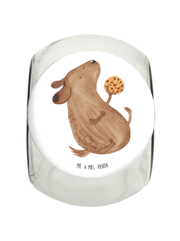 Mr. & Mrs. Panda Dose Hund Keks ohne Spruch in Weiß