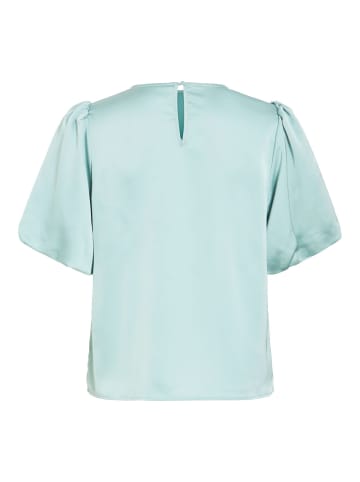 Vila Oberteil mit kurzen Ärmeln in Blue Surf